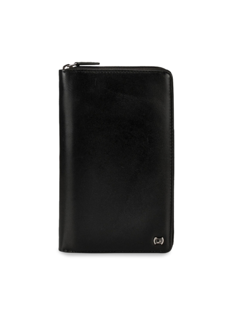 

Da Milano Black Solid Passport Case