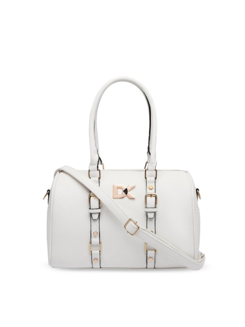 

Diana Korr White Solid Handheld Bag
