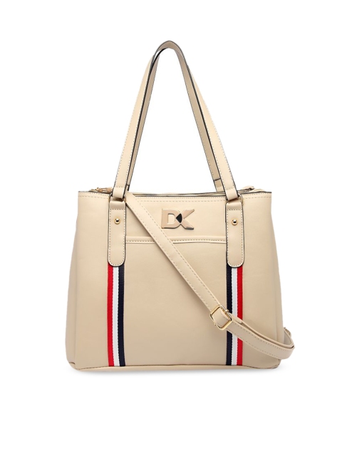 

Diana Korr Beige Solid Shoulder Bag