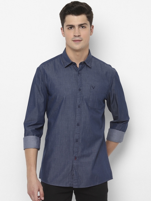 

Allen Solly Sport Men Navy Blue Regular Fit Solid Casual Shirt