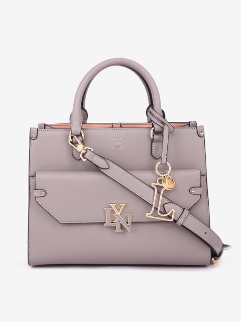 

LYN Grey Solid Handheld Bag
