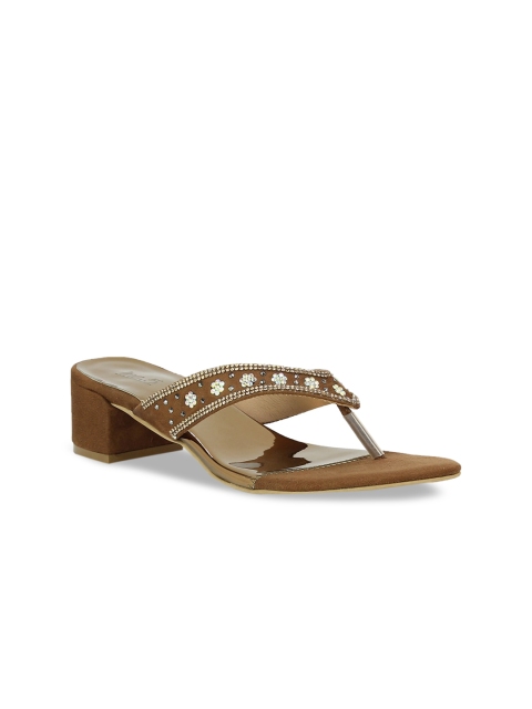 

Inc 5 Women Brown Embellished Heels