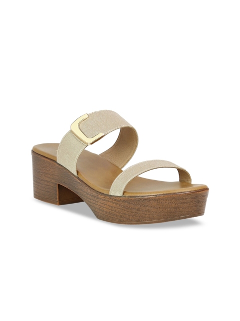 

Inc 5 Women Beige Solid Platform Heels