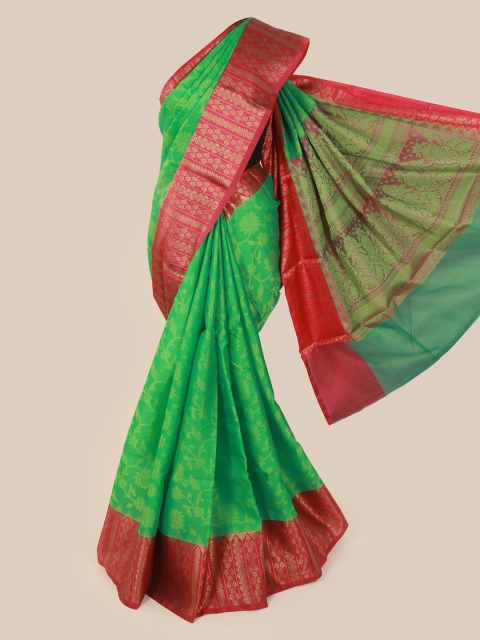 

Pothys Green & Red Art Silk Woven Design Saree
