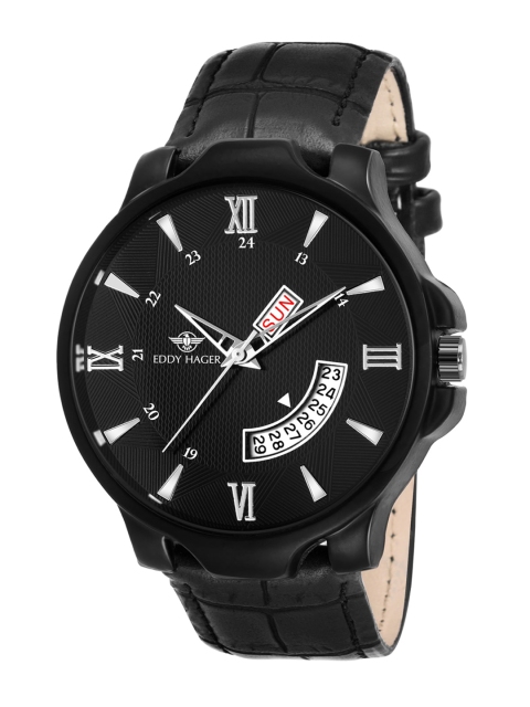 

EDDY HAGER Men Black Analogue Watch Eddy hager 145 Black