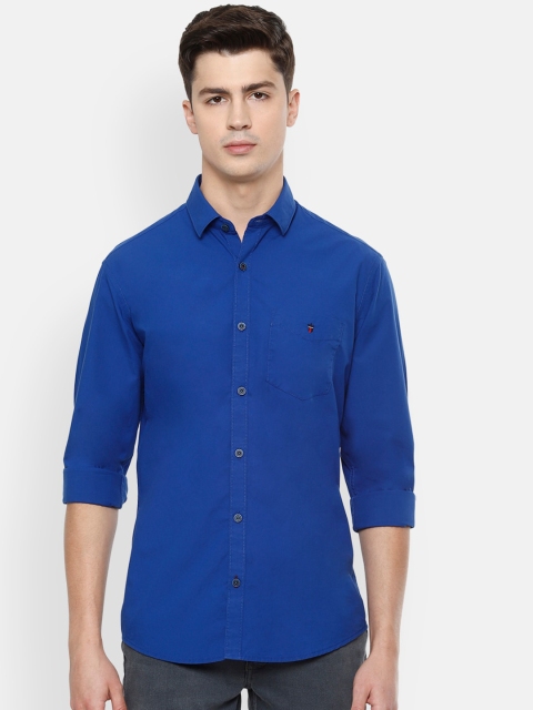 

Louis Philippe Sport Men Blue Slim Fit Solid Casual Shirt