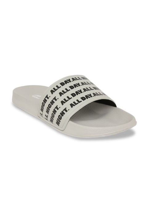 

Ajile by Pantaloons Men Grey Printed Sliders