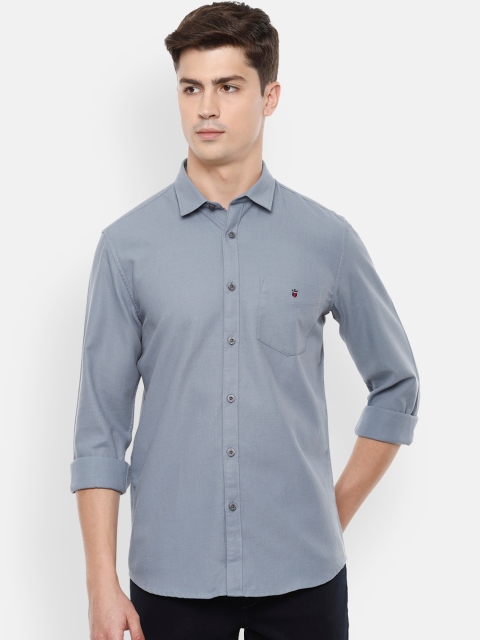 

Louis Philippe Sport Men Grey Slim Fit Solid Semiformal Shirt