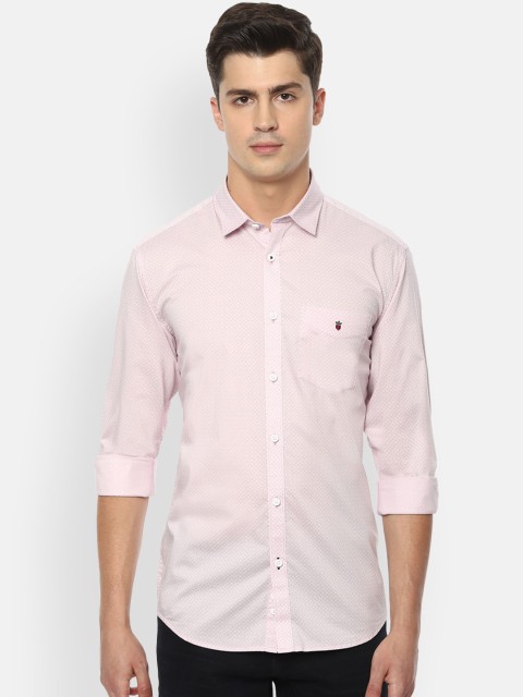 

Louis Philippe Sport Men Pink Slim Fit Solid Casual Shirt
