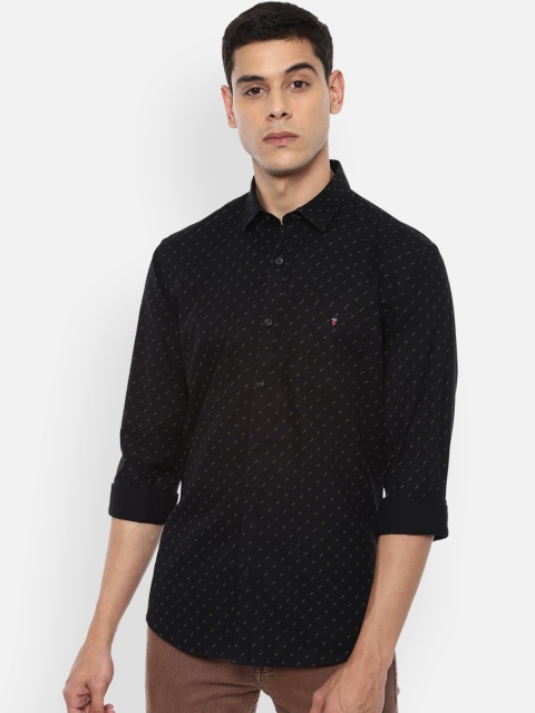 

Louis Philippe Sport Men Black Slim Fit Printed Casual Shirt