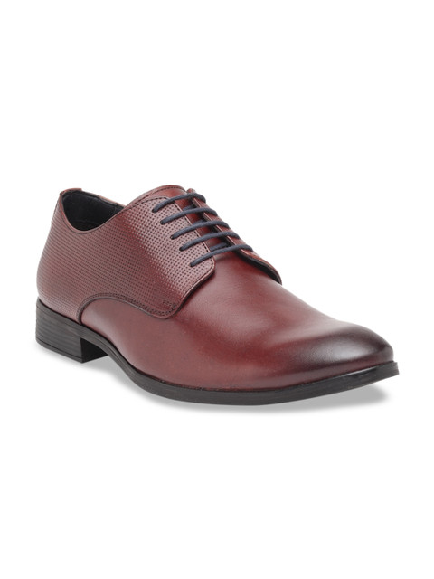 

Teakwood Leathers Men Tan Brown Solid Genuine Leather Formal Derbys