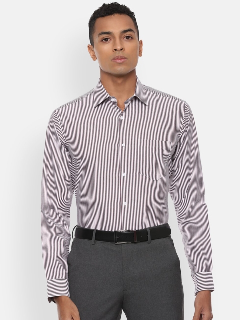 

Van Heusen Men White Regular Fit Checked Casual Shirt