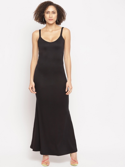 

STALK Women Black Solid Maxi Dress