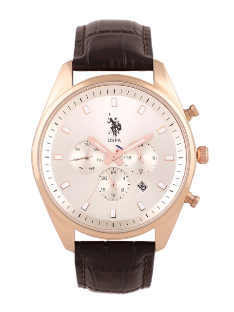 

U.S. Polo Assn. Men Rose Gold Analogue Watch USWAT0002