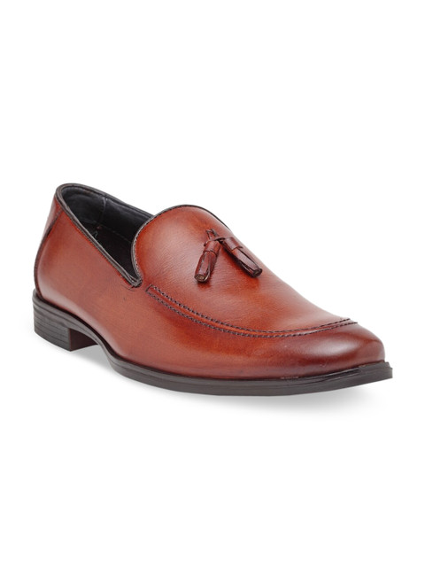 

Teakwood Leathers Men Brown Solid Genuine Leather Formal Loafers