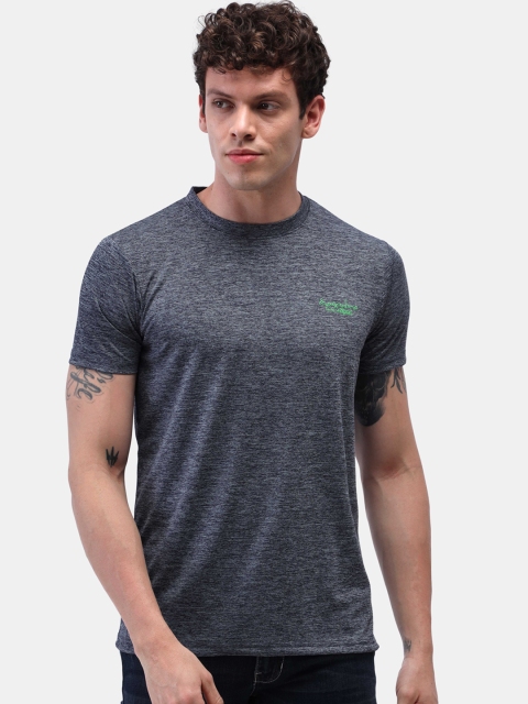 

Masculino Latino Men Charcoal Grey Rapid-Dry Sports Active T-shirt