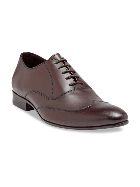 

Teakwood Leathers Men Brown Solid Genuine Leather Formal Oxfords