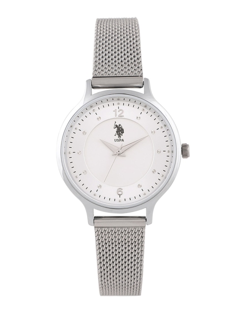 

U.S. Polo Assn. Women Silver-Toned Analogue Watch