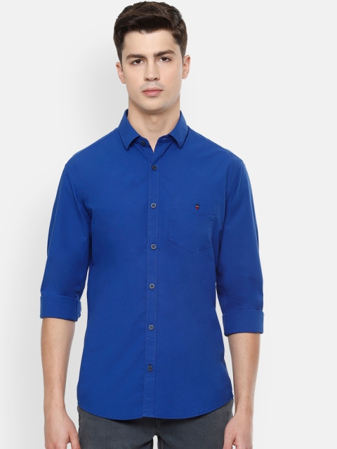 

Louis Philippe Sport Men Blue Slim Fit Solid Casual Shirt