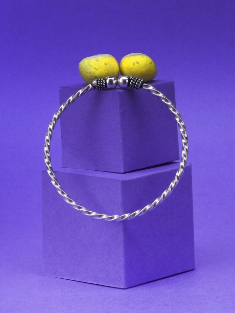 

Adwitiya Collection Silver-Toned Bracelet