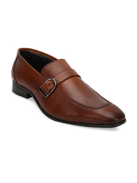 

Teakwood Leathers Men Tan Brown Solid Genuine Leather Formal Loafers