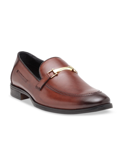 

Teakwood Leathers Men Brown Solid Genuine Leather Formal Loafers