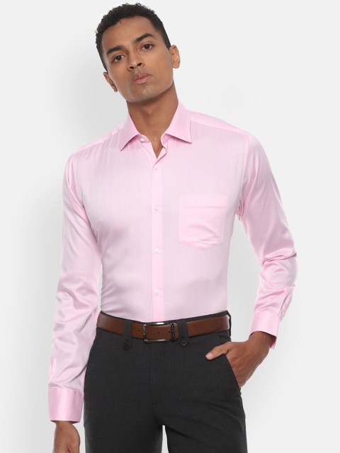

Van Heusen Men Pink Regular Fit Printed Formal Shirt