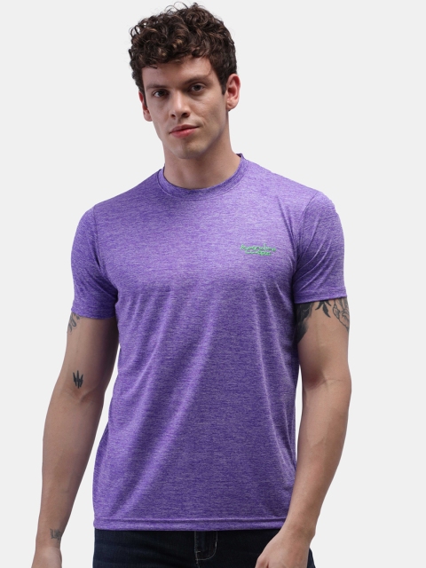 

Masculino Latino Men Purple Rapid-Dry Sports T-shirt