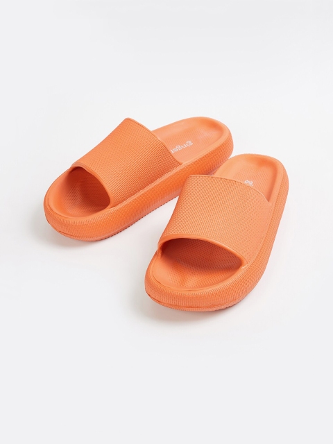 

Ginger by Lifestyle Women Orange Solid Sliders