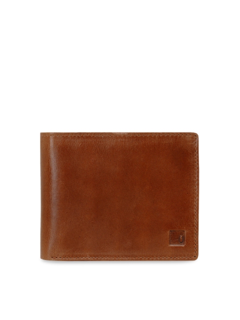 

Impulse Men Brown Textured Genuine Leather RIFD Two Fold Wallet