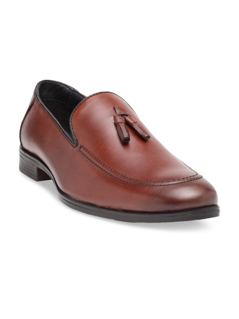 

Teakwood Leathers Men Brown Solid Genuine Leather Formal Loafers