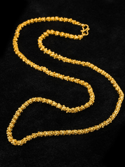 

Alankruthi Women Gold-Toned Brass Gold-Plated Chain