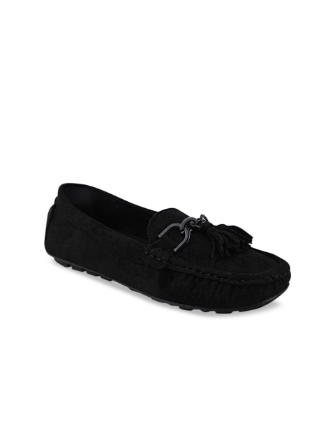 

Stelatoes Women Solid Driving Shoes, Black