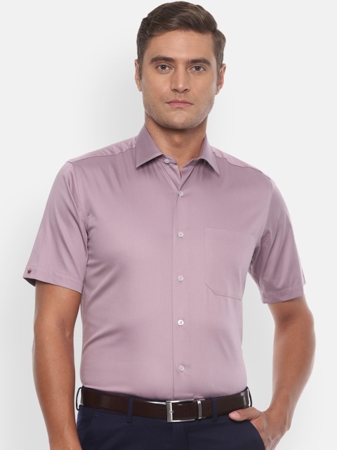 

Louis Philippe Men Purple Slim Fit Solid Casual Shirt