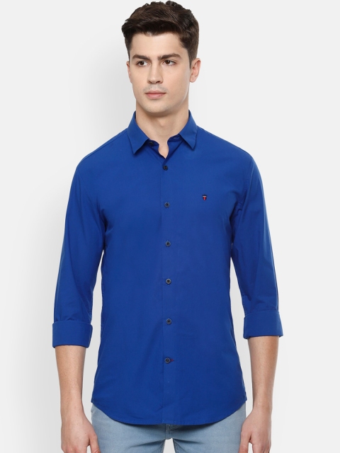 

Louis Philippe Sport Men Blue Slim Fit Solid Casual Shirt
