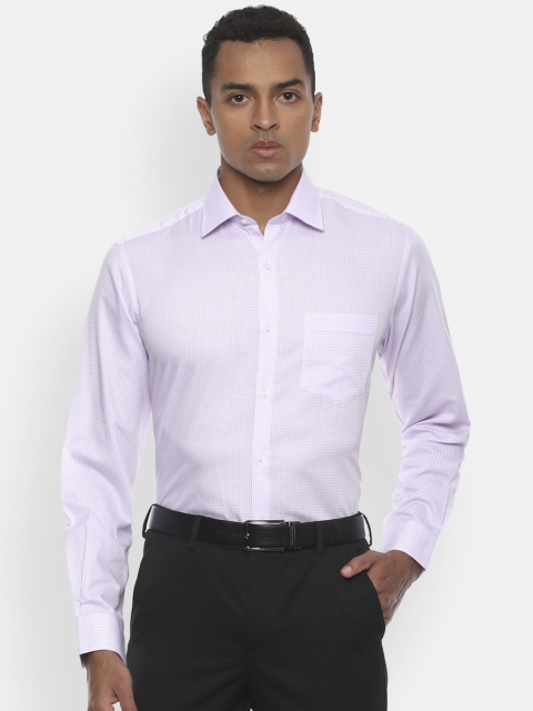 

Van Heusen Men Purple Regular Fit Striped Casual Shirt