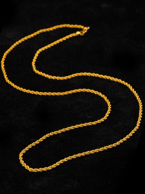 

Alankruthi Gold-Toned Brass Gold-Plated Chain