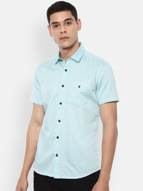 

Louis Philippe Sport Men Blue Slim Fit Printed Casual Shirt