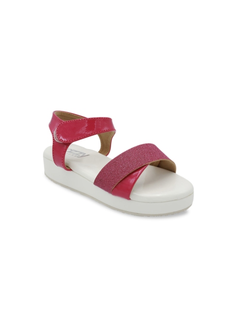 

Jazzy Juniors Girls Pink Solid Sandals
