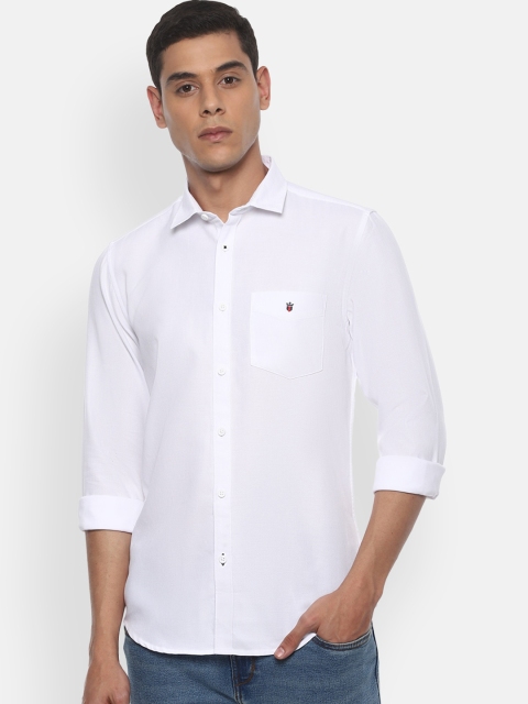 

Louis Philippe Sport Men White Slim Fit Solid Casual Shirt