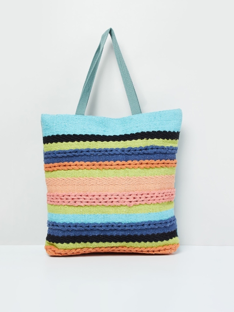 

max Multicoloured Striped Tote Bag, Multi