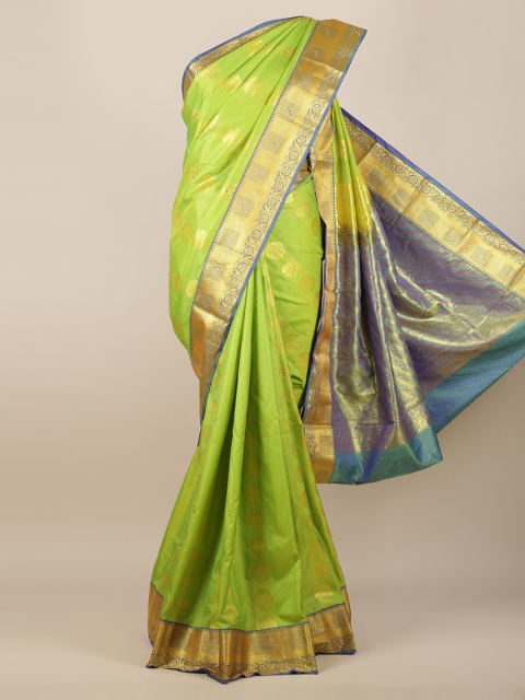 

Pothys Green Woven Design Art Silk Saree