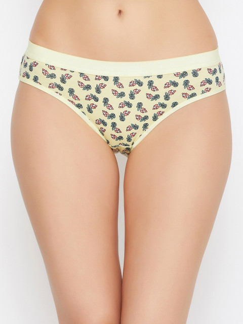 

Aliza Women Yellow Printed Hipster Briefs YLO.FLR.S_592122