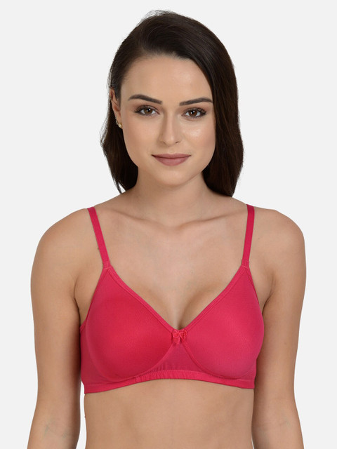 

mod & shy Pink Solid Non-Wired Lightly Padded Everyday Bra MS183M