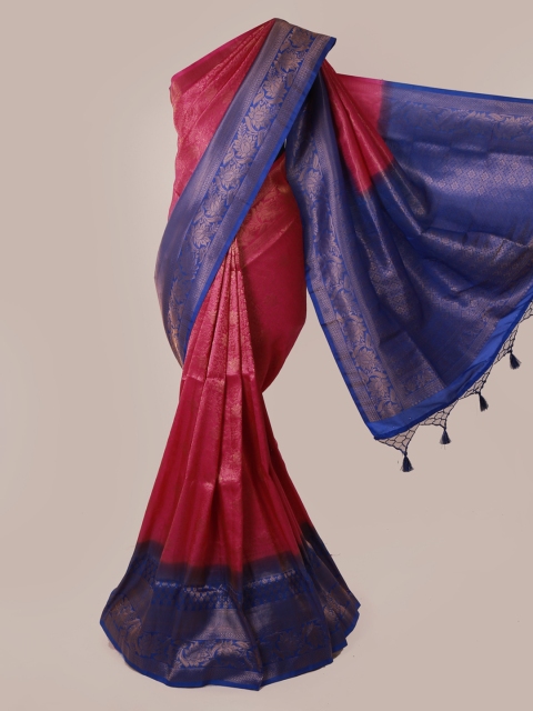 

Pothys Pink Woven Design Art Silk Saree