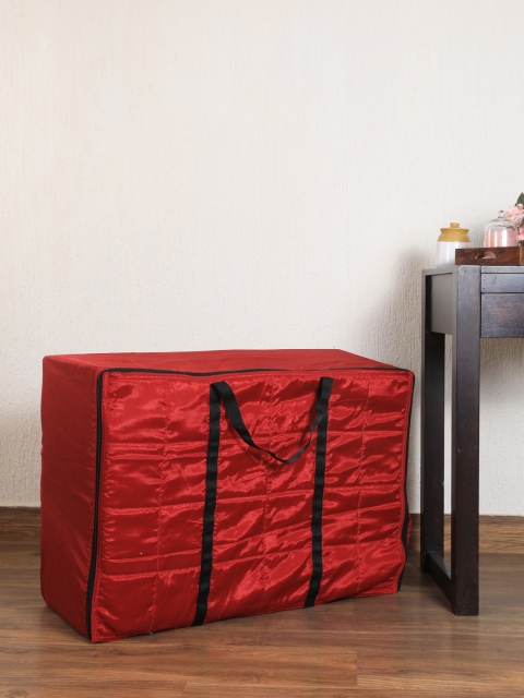 

My Gift Booth Maroon & Black Solid Travel Organiser