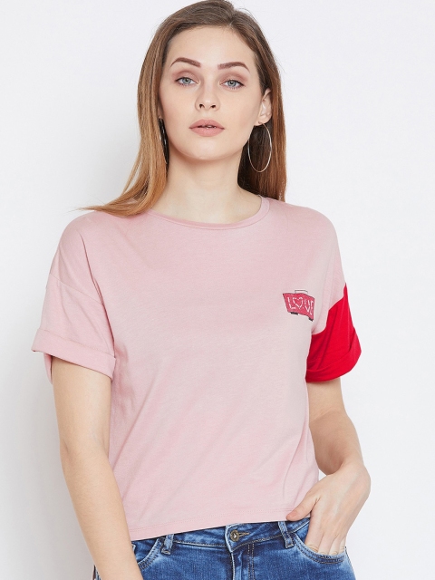 

Camla Pink Printed Regular Top