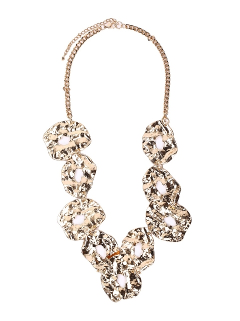 

FOREVER 21 Gold-Toned Metal Oxidised Necklace