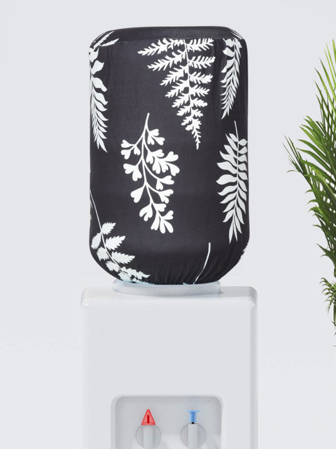 

Cortina Black & White Printed Water Dispenser Cover
