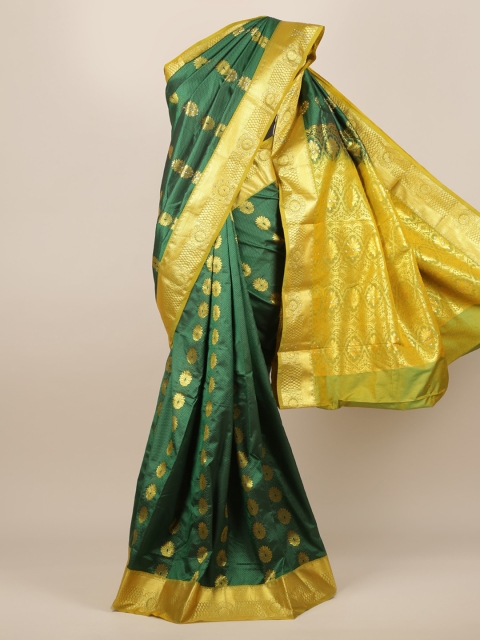 

Pothys Green Woven Design Art Silk Saree